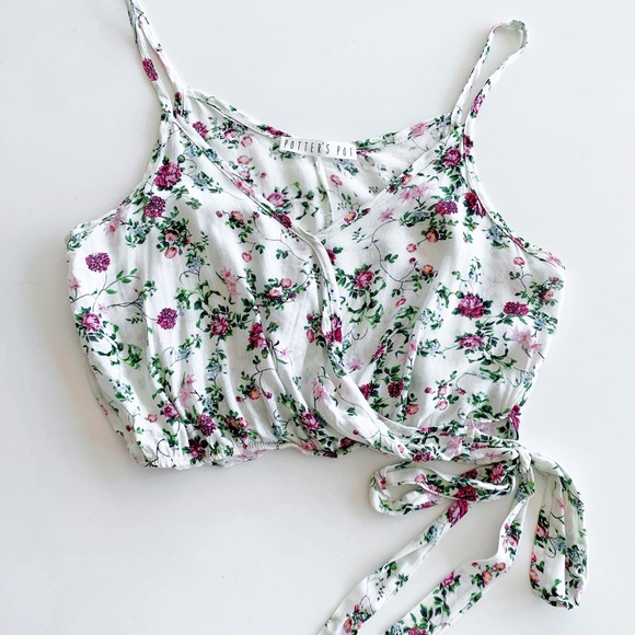 Potter’s Pot floral crop top - Picture 2 of 2